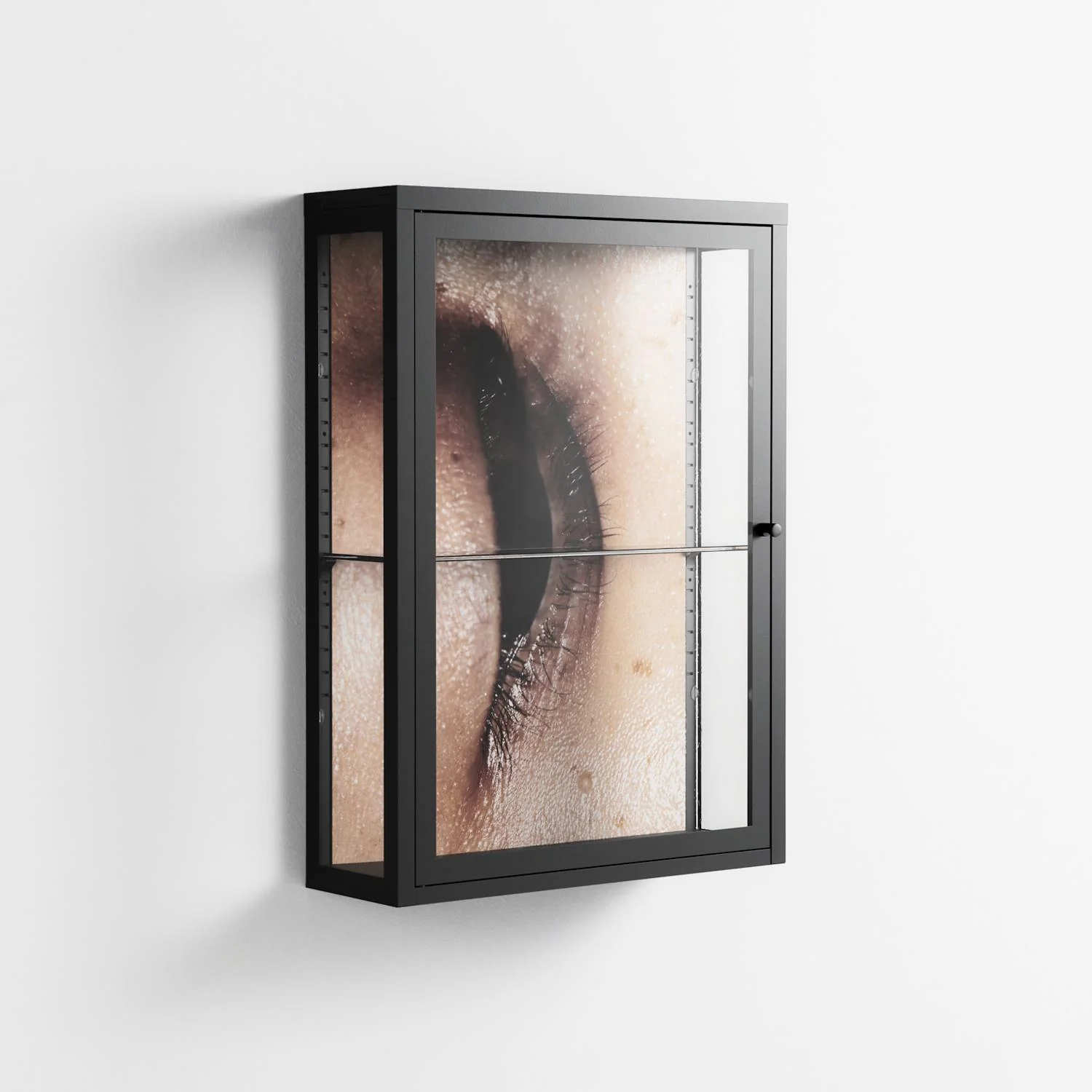 Glow - Wall Cabinet - Nadia Ryder - Antracite - Clear glass - Image 4