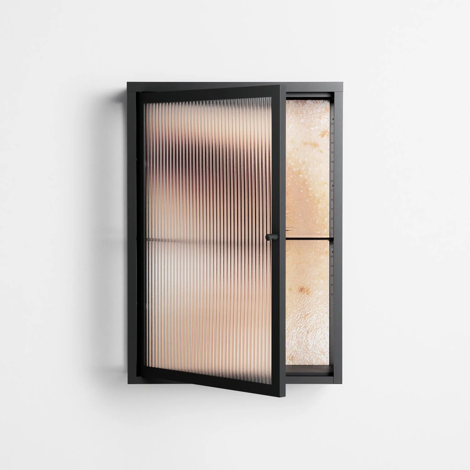 Glow - Wall Cabinet - Nadia Ryder - Antracite - Reeded glass - Image 2
