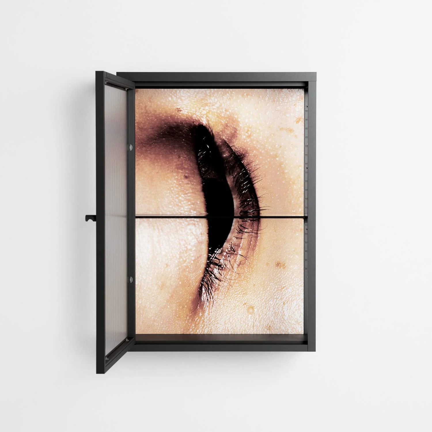 Glow - Wall Cabinet - Nadia Ryder - Antracite - Reeded glass - Image 3