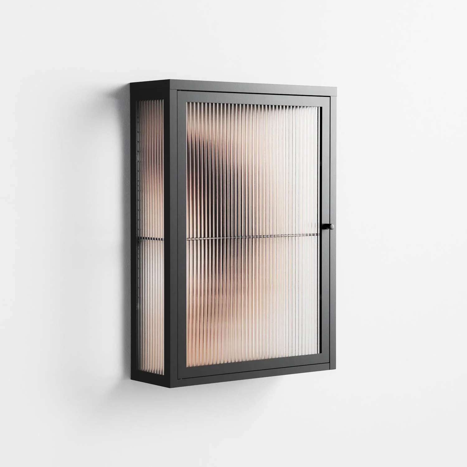 Glow - Wall Cabinet - Nadia Ryder - Antracite - Reeded glass - Image 4