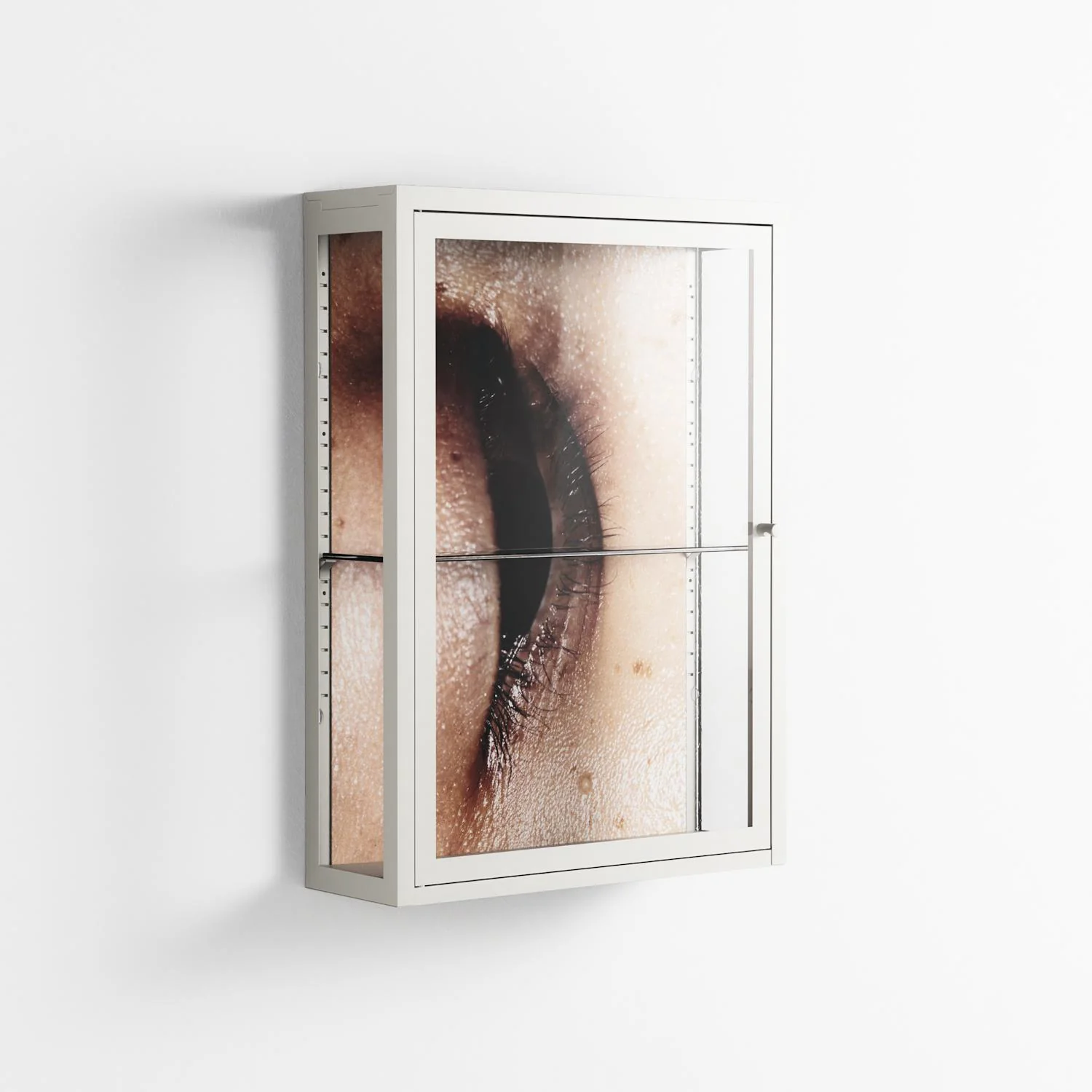 Glow - Wall Cabinet - Nadia Ryder - Chalk - Clear glass - Image 4