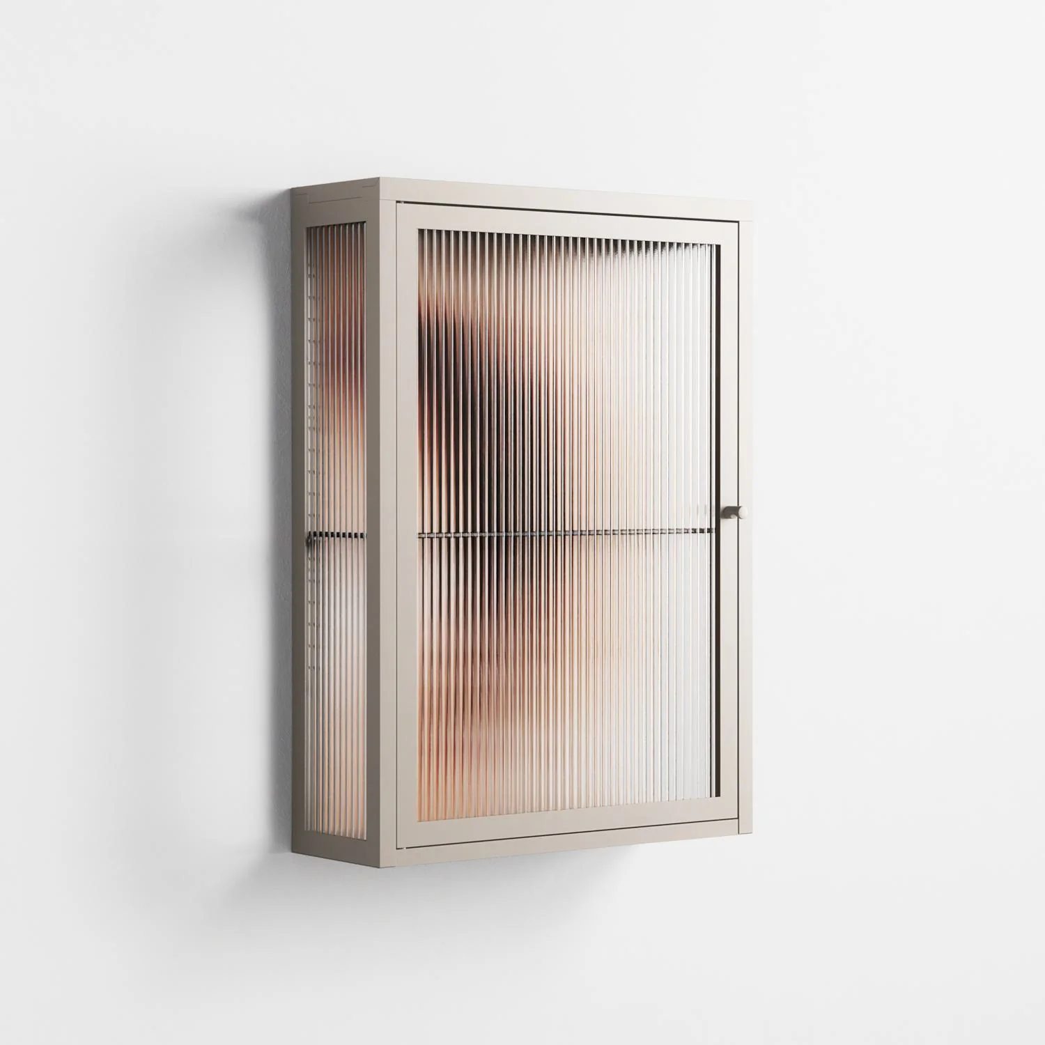 Glow - Wall Cabinet - Nadia Ryder - Pebble - Reeded glass - Image 4