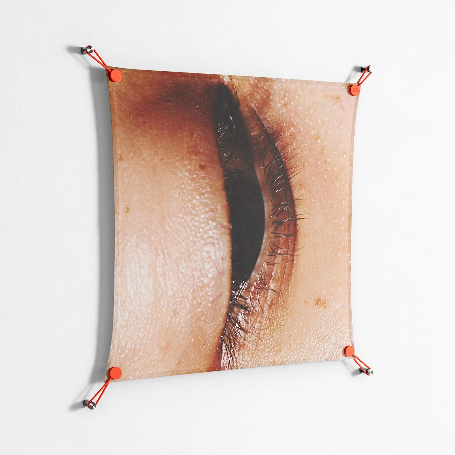 Glow - Work On Wall - Nadia Ryder - Orange - 70 x 70 cm - Image 2