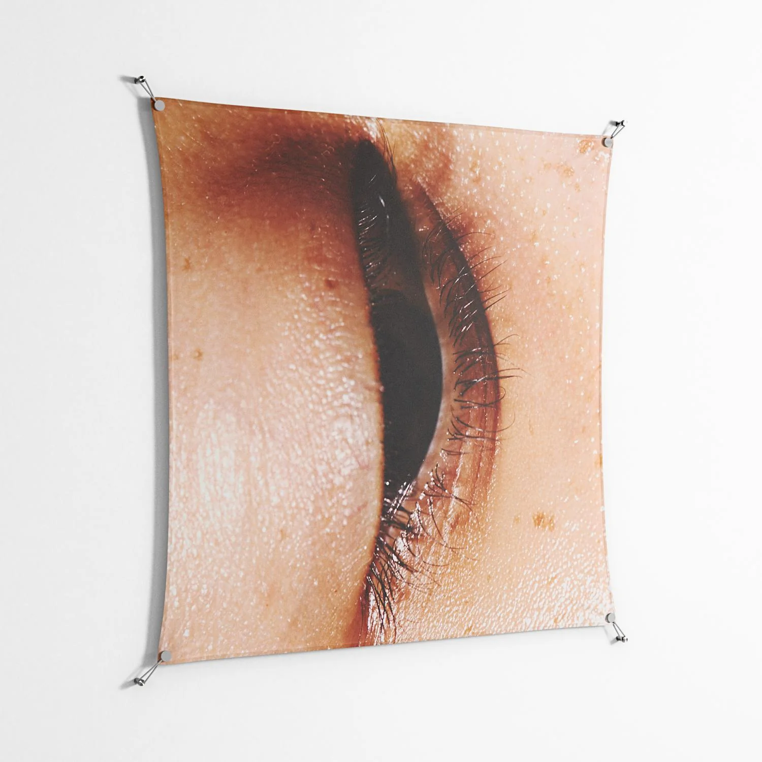 Glow - Work On Wall - Nadia Ryder - Silver - 140 x 140 cm - Image 2