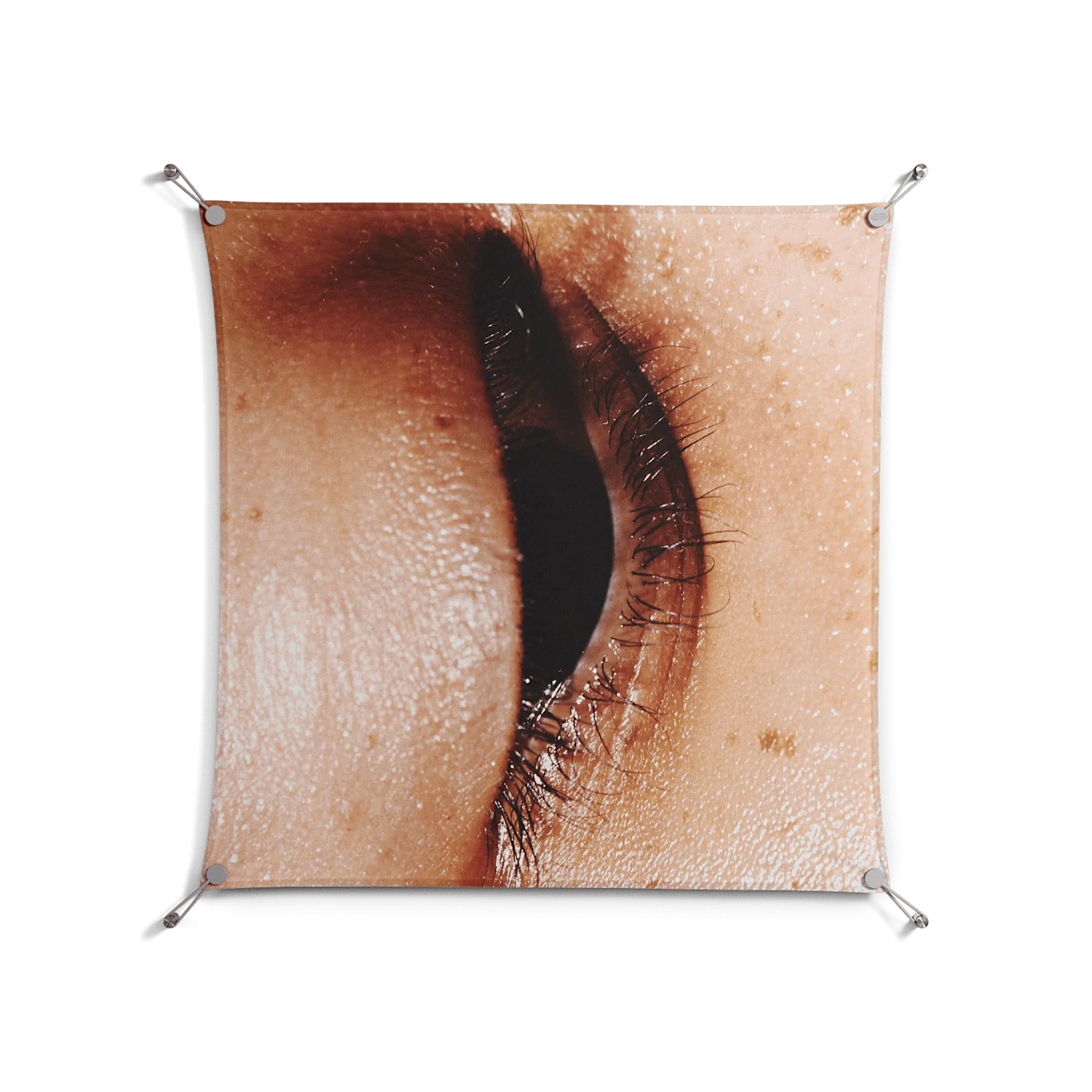 Glow - Work On Wall - Nadia Ryder - Silver - 90 x 90 cm
