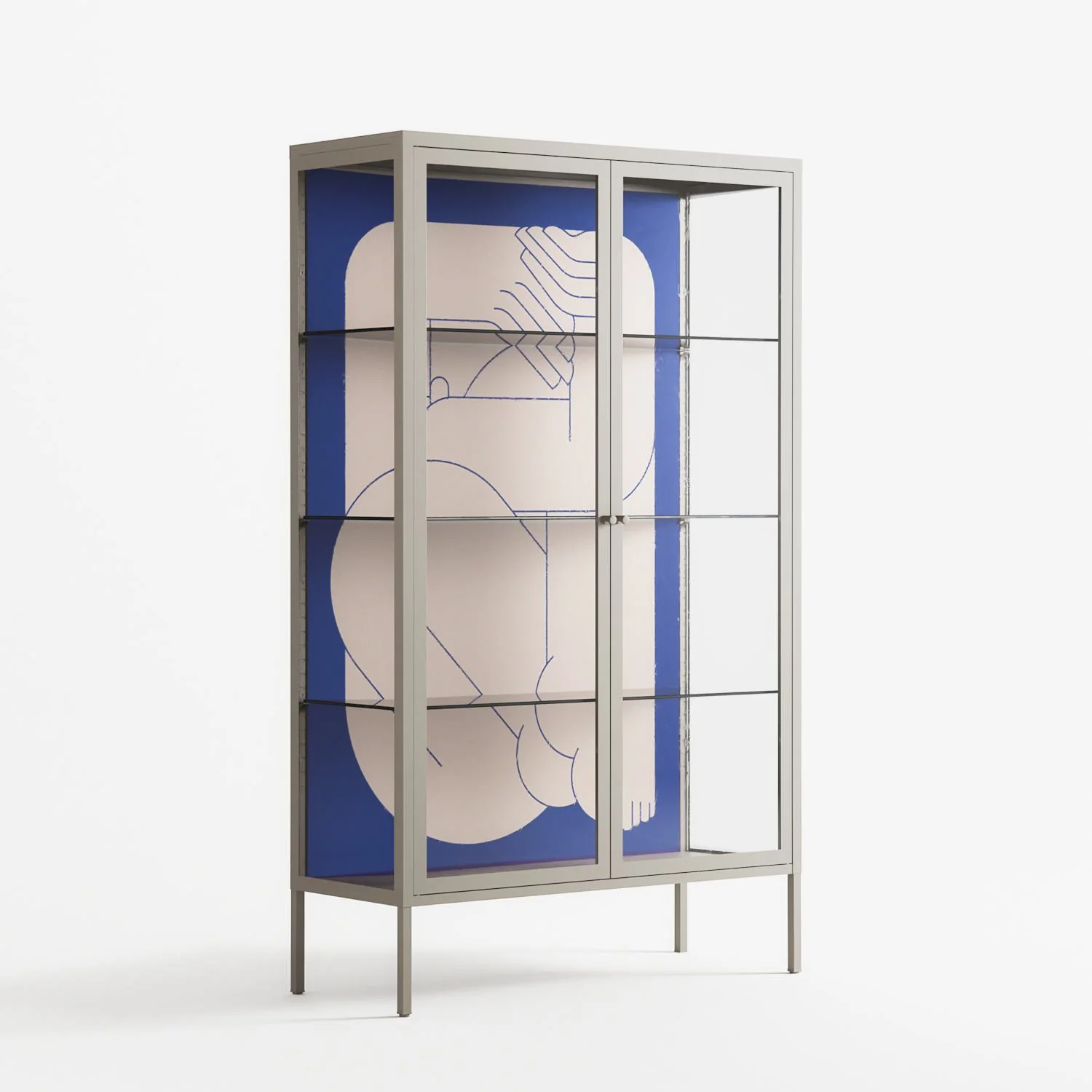 Good Bye - Cabinet - Andrea Devia-Nuño - Pebble - Clear glass - Image 4