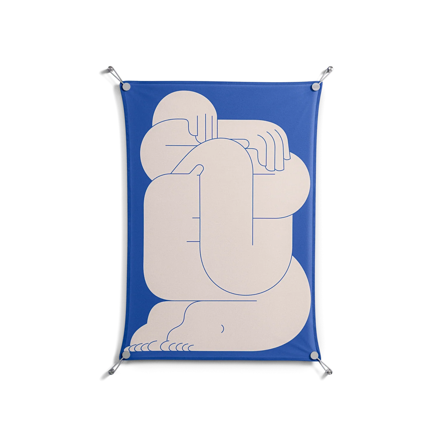 Good Bye - Work On Wall - Andrea Devia-Nuño - Silver - 70 x 100 cm