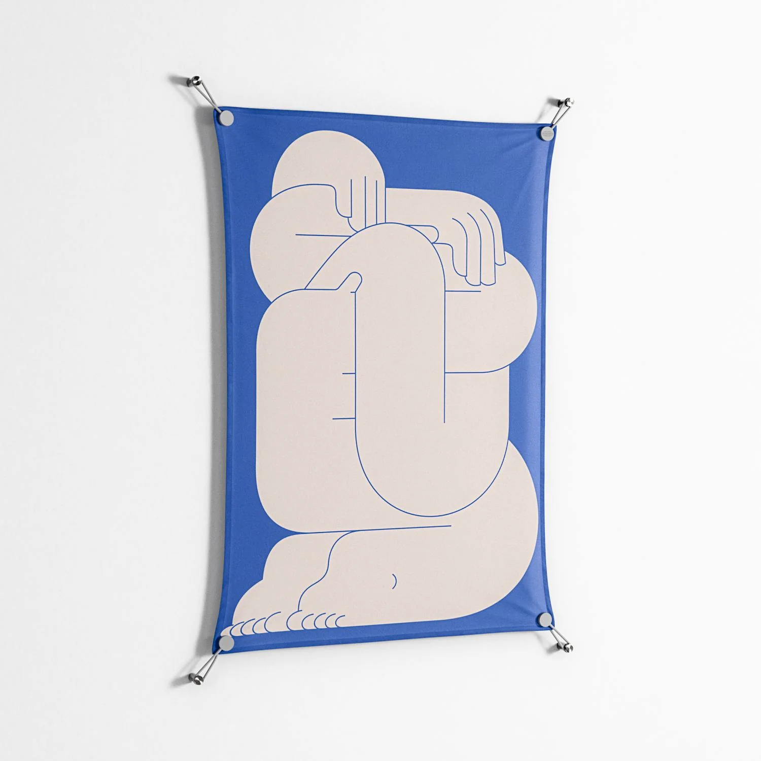 Good Bye - Work On Wall - Andrea Devia-Nuño - Silver - 70 x 100 cm - Image 2