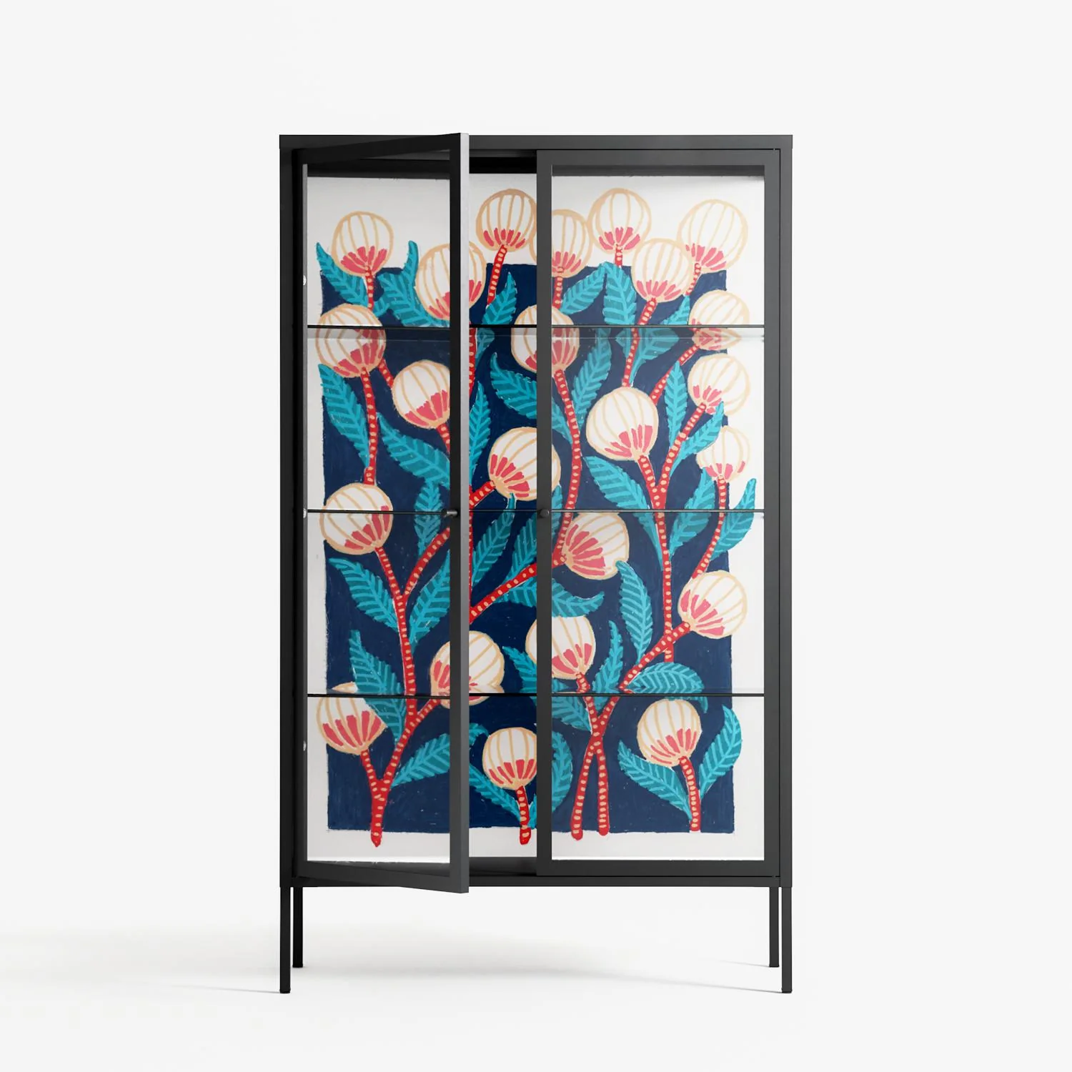Gooseberries - Cabinet - Katie O’Shea - Antracite - Clear glass - Image 2