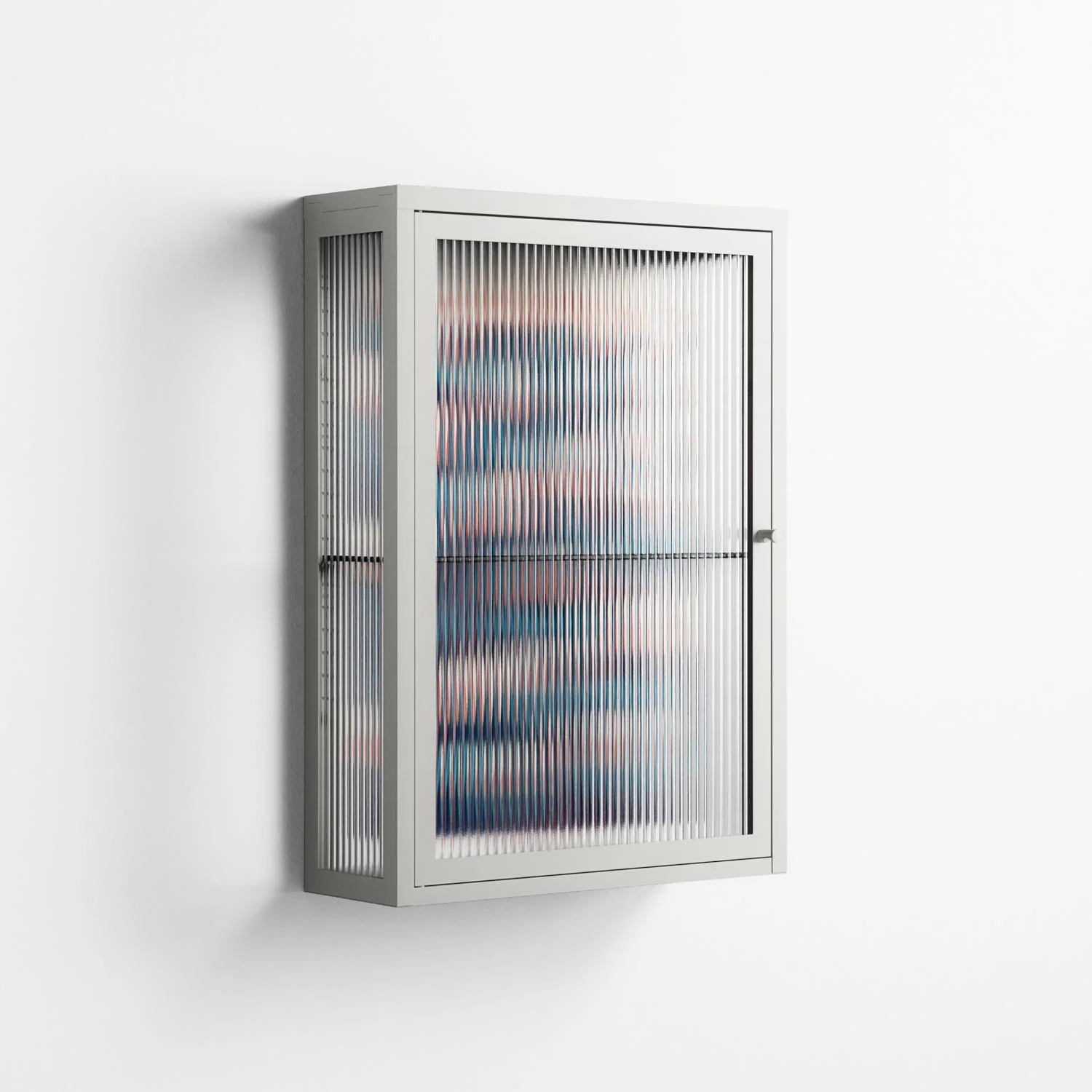 Gooseberries - Wall Cabinet - Katie O’Shea - Chalk - Reeded glass - Image 4