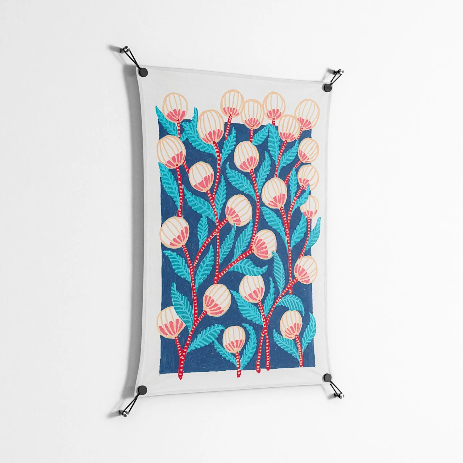 Gooseberries - Work On Wall - Katie O’Shea - Black - 70 x 100 cm - Image 2