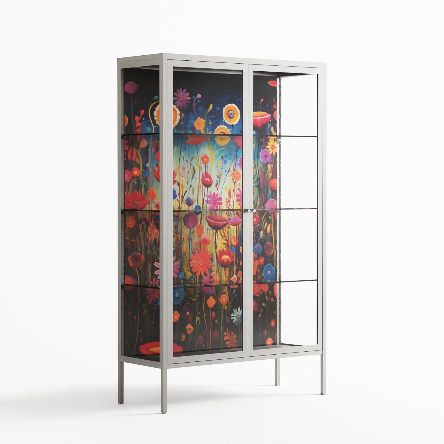 Greatful Meadow - Cabinet - Nur Rydberg - Chalk - Clear glass - Image 4