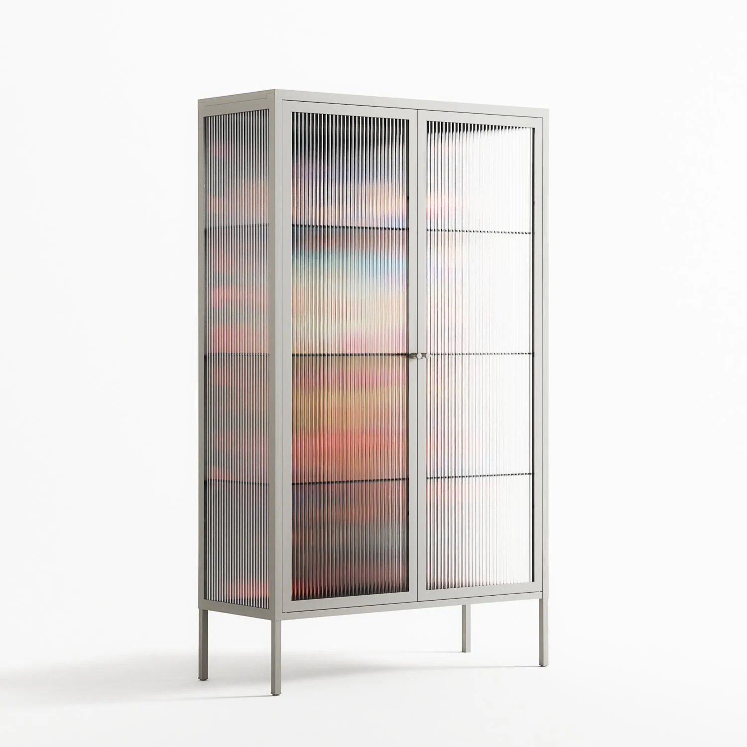 Greatful Meadow - Cabinet - Nur Rydberg - Chalk - Reeded glass - Image 4