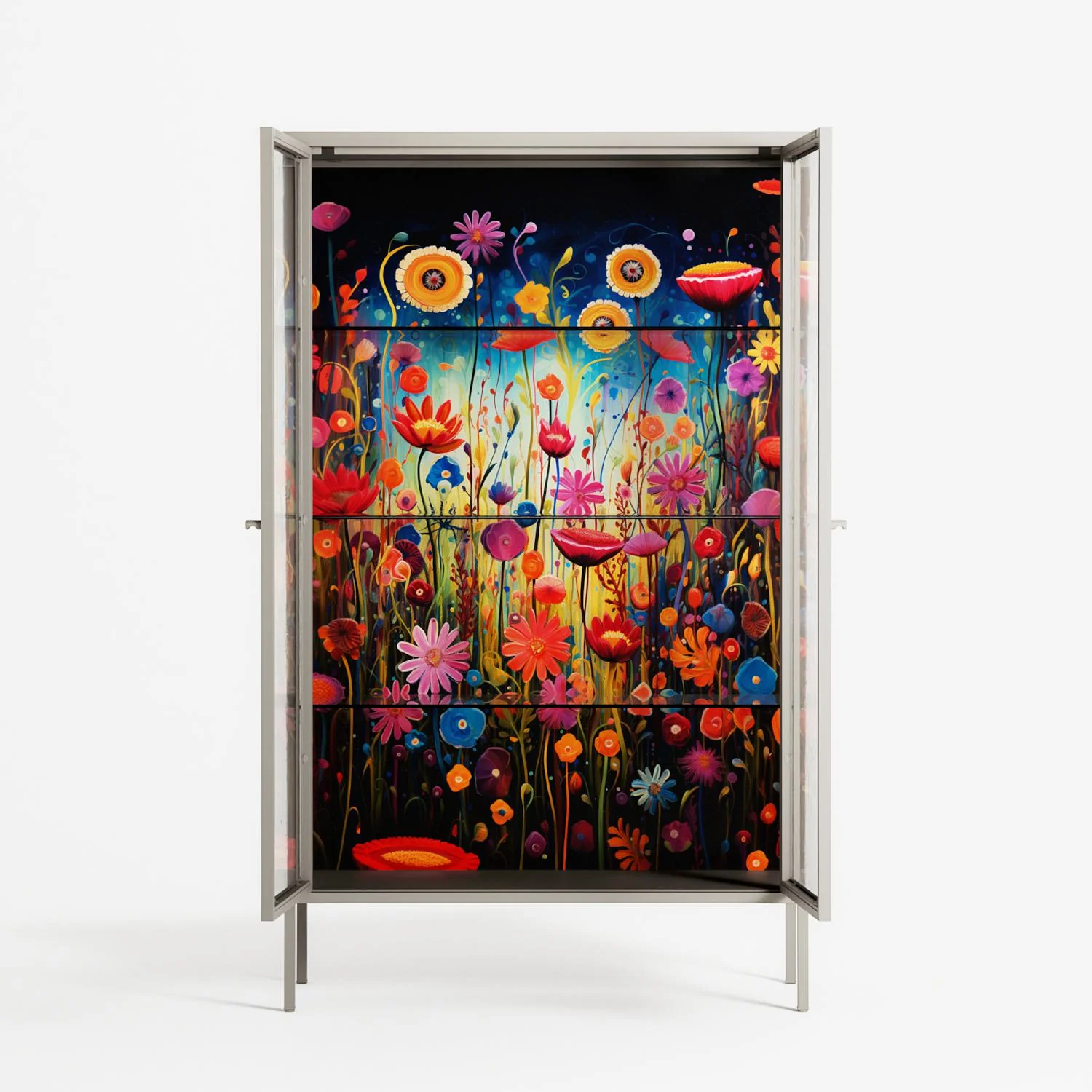 Greatful Meadow - Cabinet - Nur Rydberg - Pebble - Clear glass - Image 3
