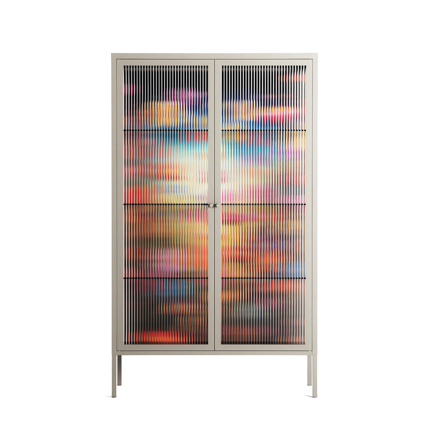 Greatful Meadow - Cabinet - Nur Rydberg - Pebble - Reeded glass