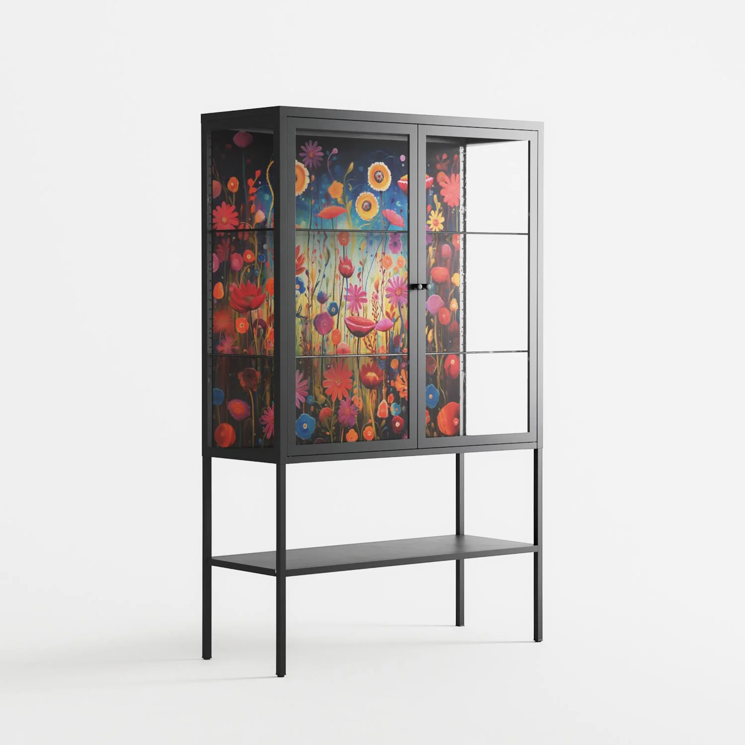 Greatful Meadow - Loft Cabinet - Nur Rydberg - Antracite - Clear glass - Image 4