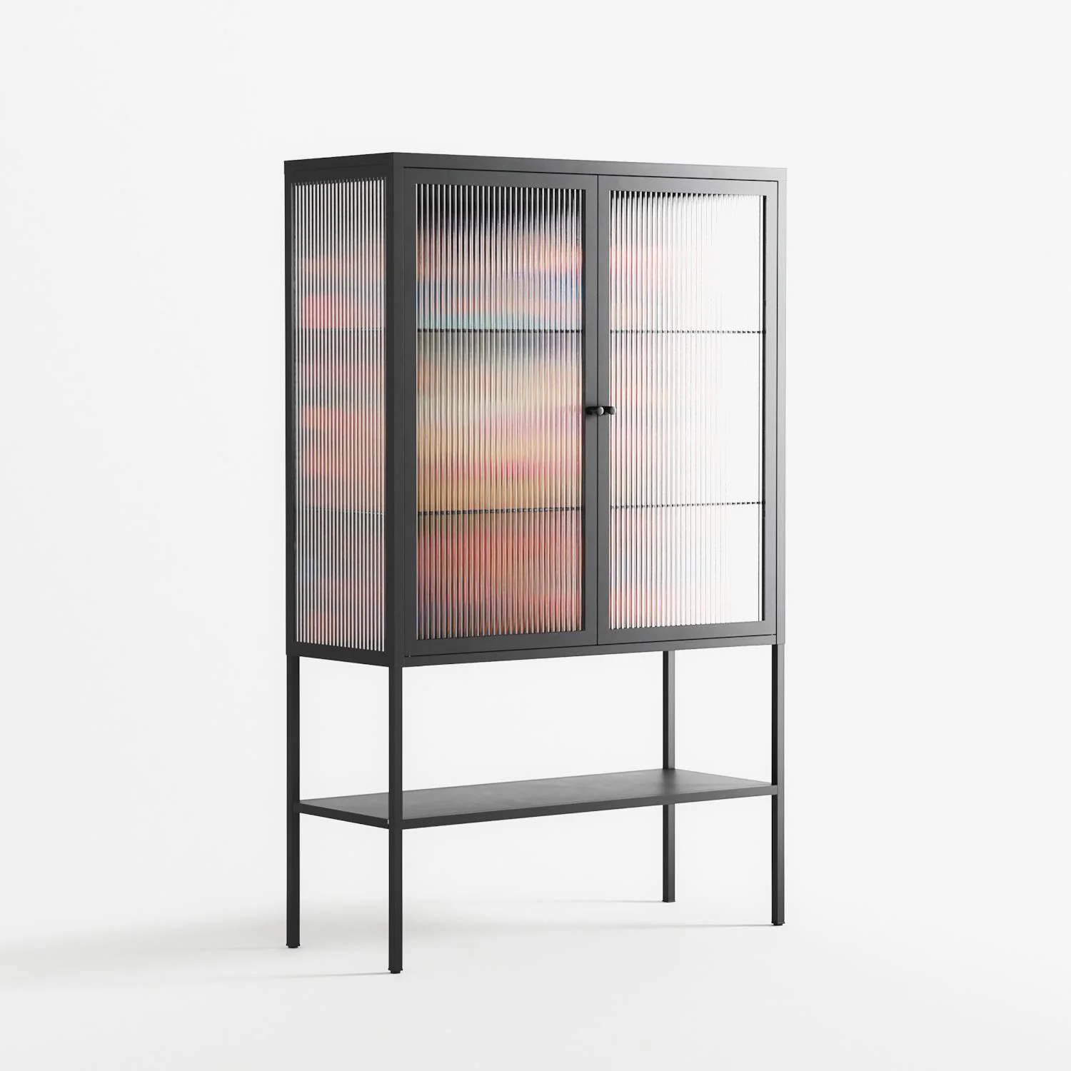 Greatful Meadow - Loft Cabinet - Nur Rydberg - Antracite - Reeded glass - Image 4