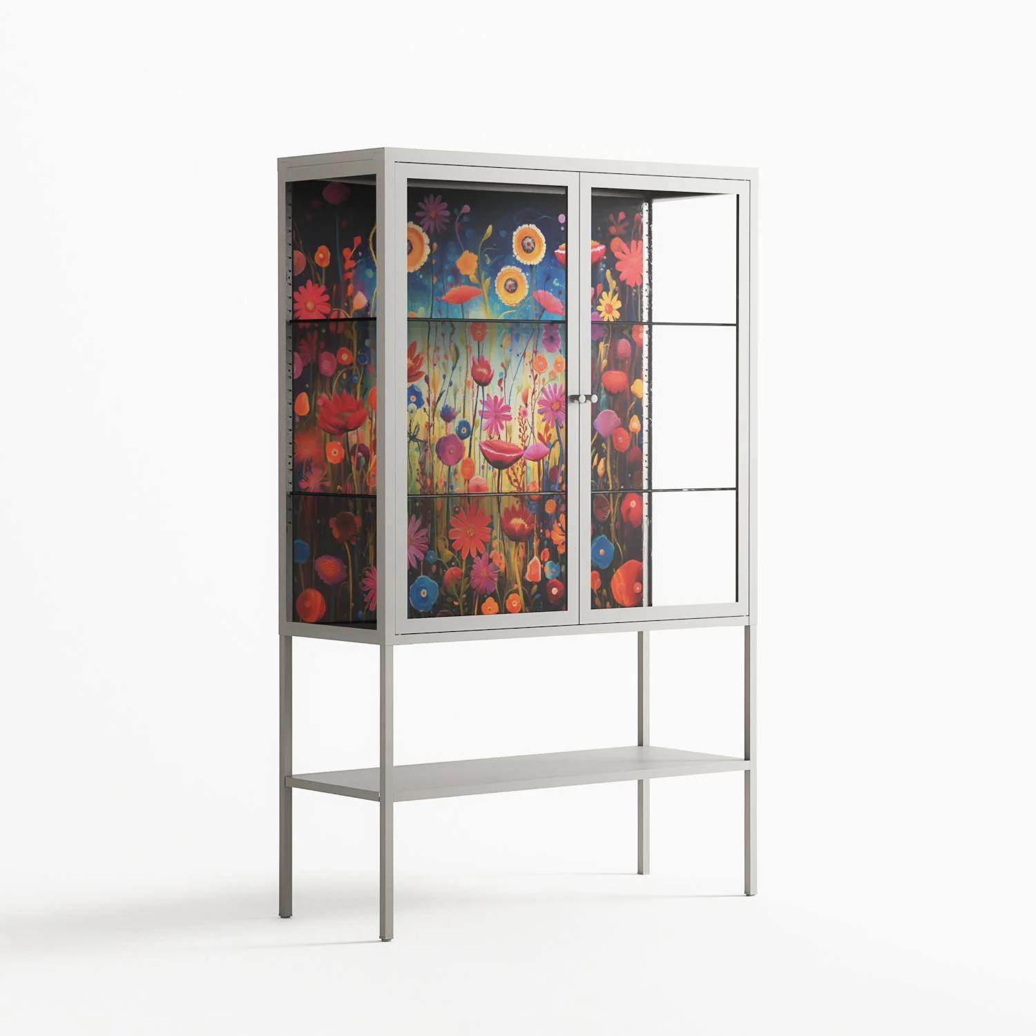Greatful Meadow - Loft Cabinet - Nur Rydberg - Chalk - Clear glass - Image 4