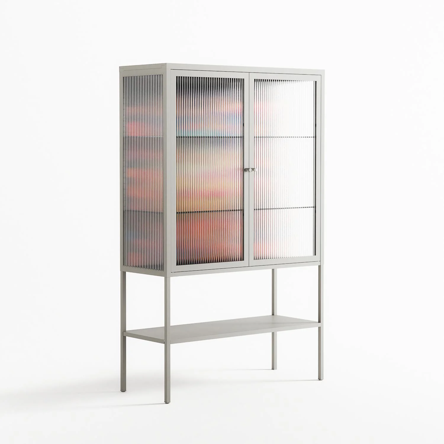 Greatful Meadow - Loft Cabinet - Nur Rydberg - Chalk - Reeded glass - Image 4