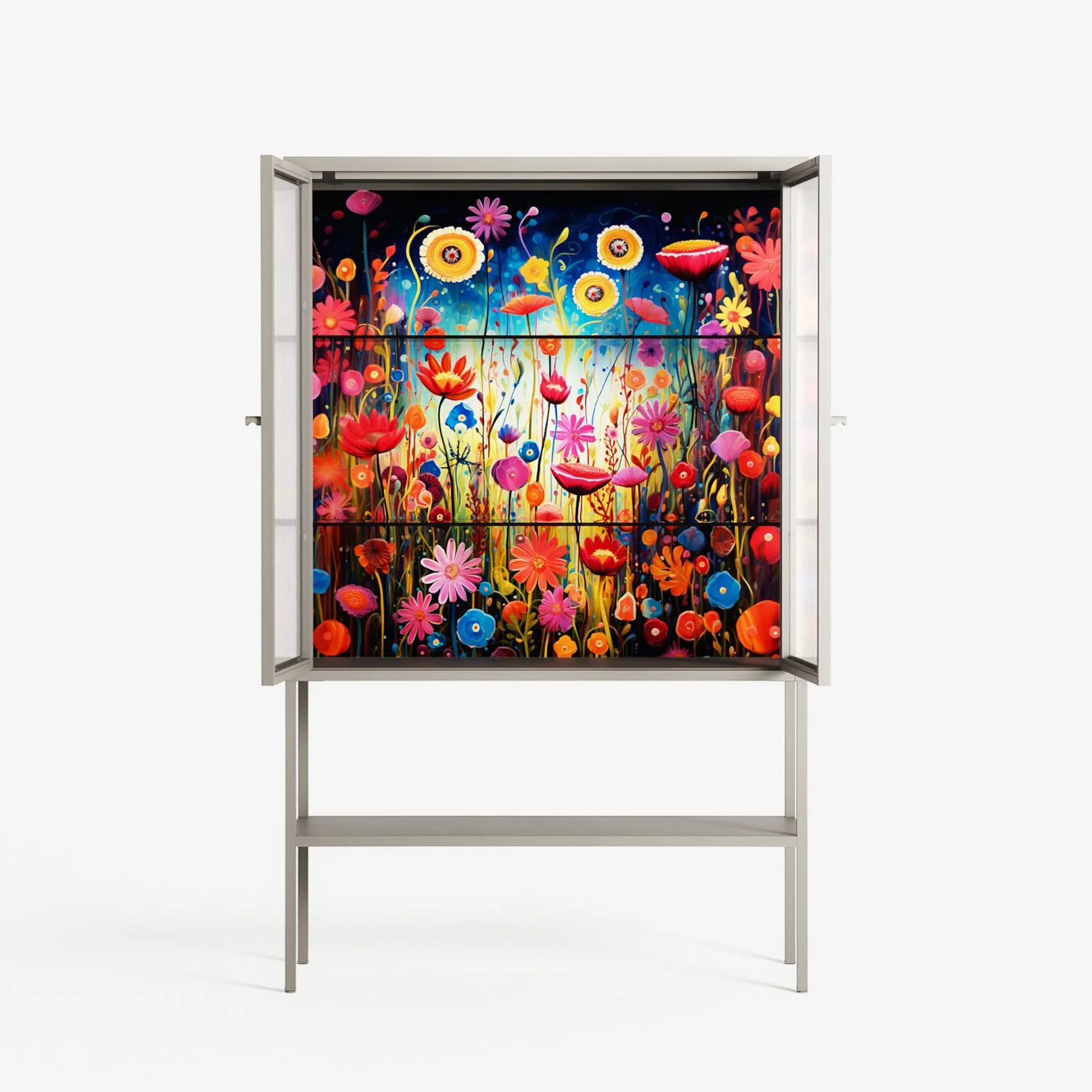 Greatful Meadow - Loft Cabinet - Nur Rydberg - Pebble - Reeded glass - Image 3