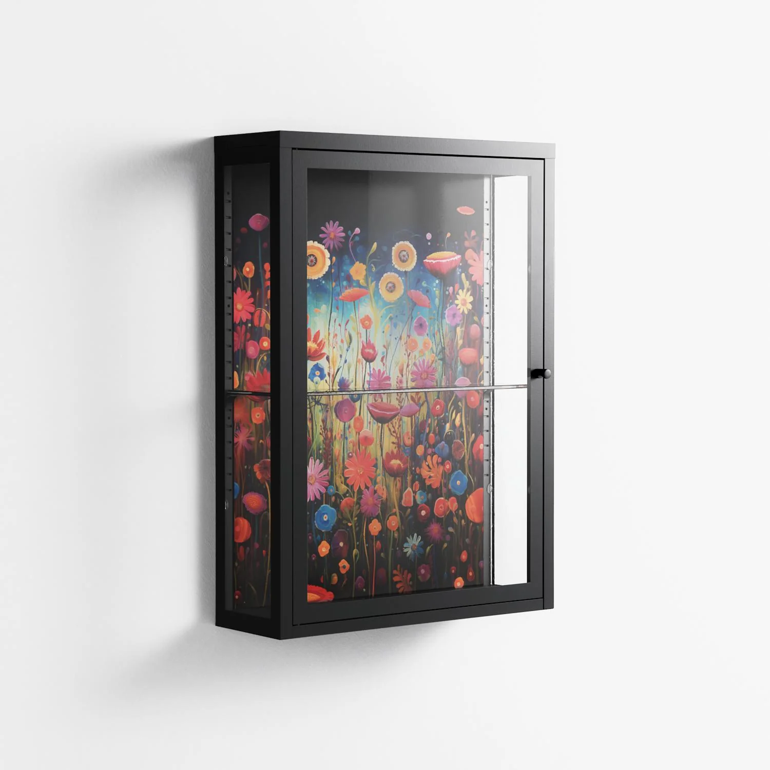 Greatful Meadow - Wall Cabinet - Nur Rydberg - Antracite - Clear glass - Image 4