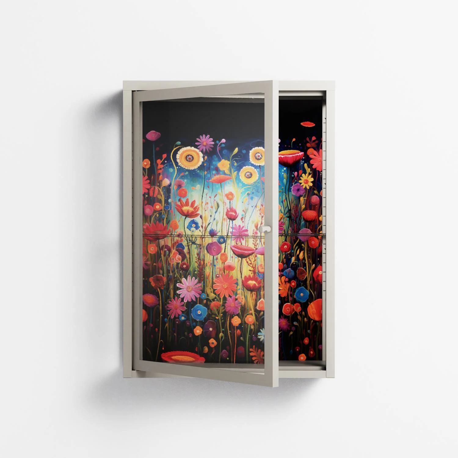 Greatful Meadow - Wall Cabinet - Nur Rydberg - Pebble - Clear glass - Image 2