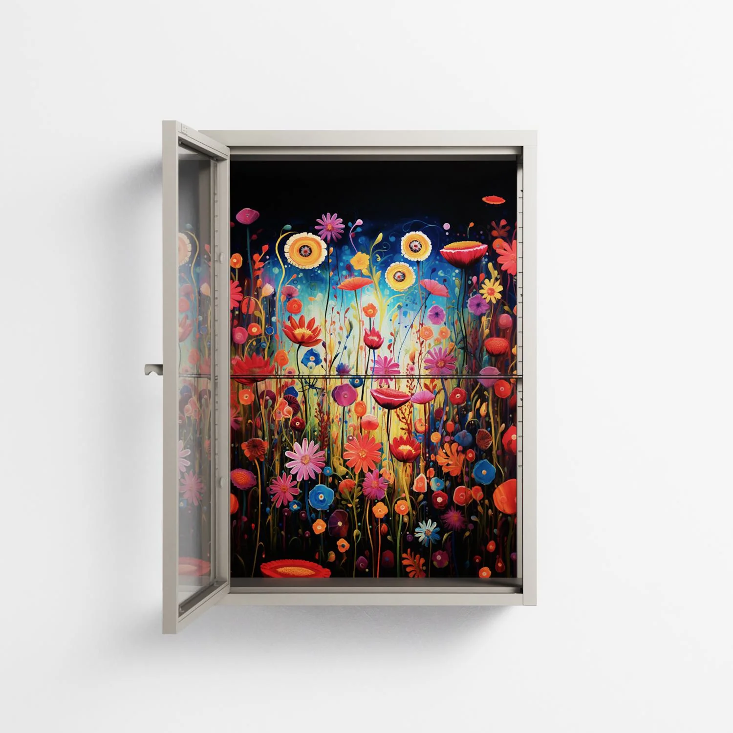 Greatful Meadow - Wall Cabinet - Nur Rydberg - Pebble - Clear glass - Image 3