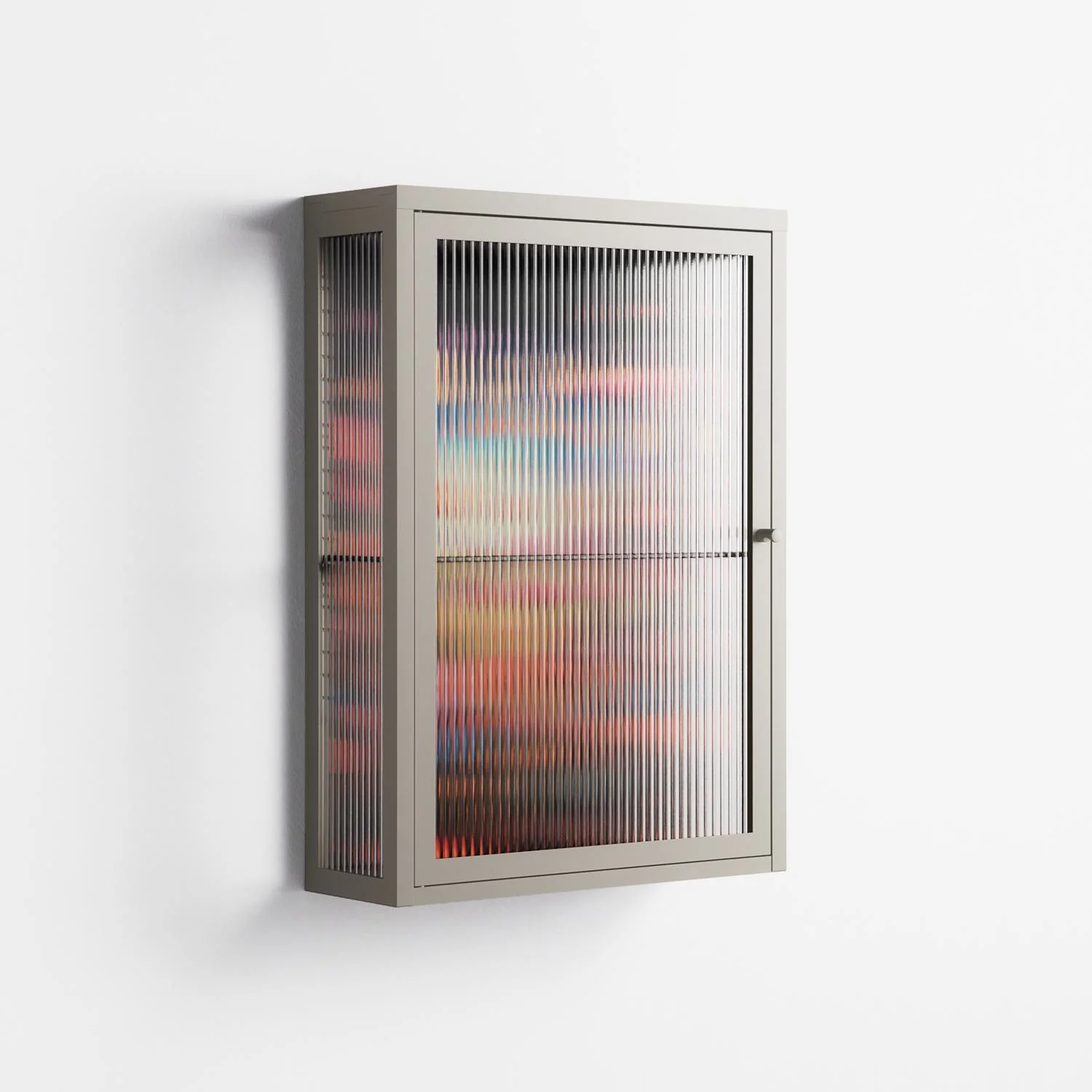 Greatful Meadow - Wall Cabinet - Nur Rydberg - Pebble - Reeded glass - Image 4