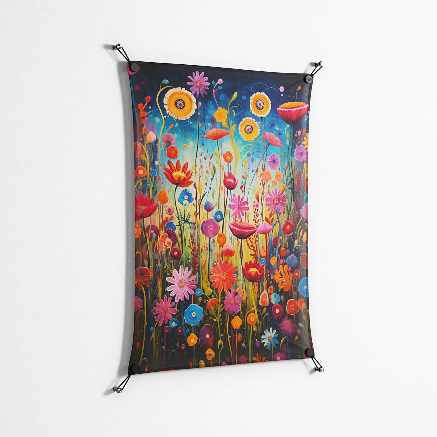 Greatful Meadow - Work On Wall - Nur Rydberg - Black - 70 x 100 cm - Image 2