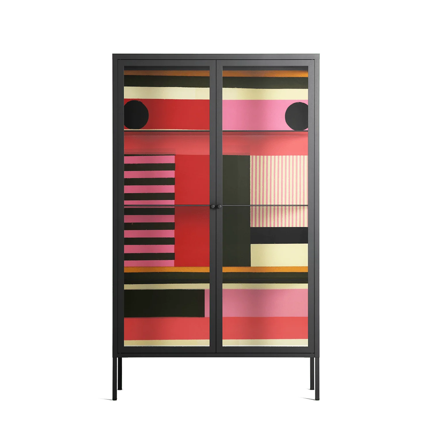 Harmonic - Cabinet - Rikki Hewitt - Antracite - Clear glass