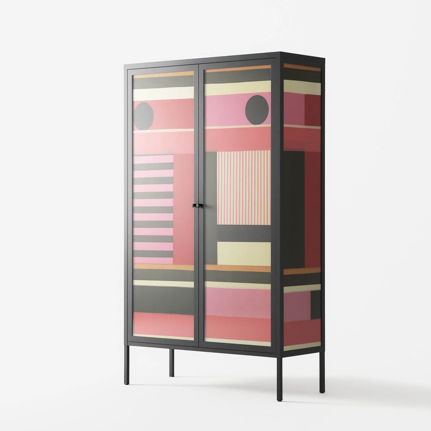 Harmonic - Cabinet - Rikki Hewitt - Antracite - Overlay Glass - Image 2