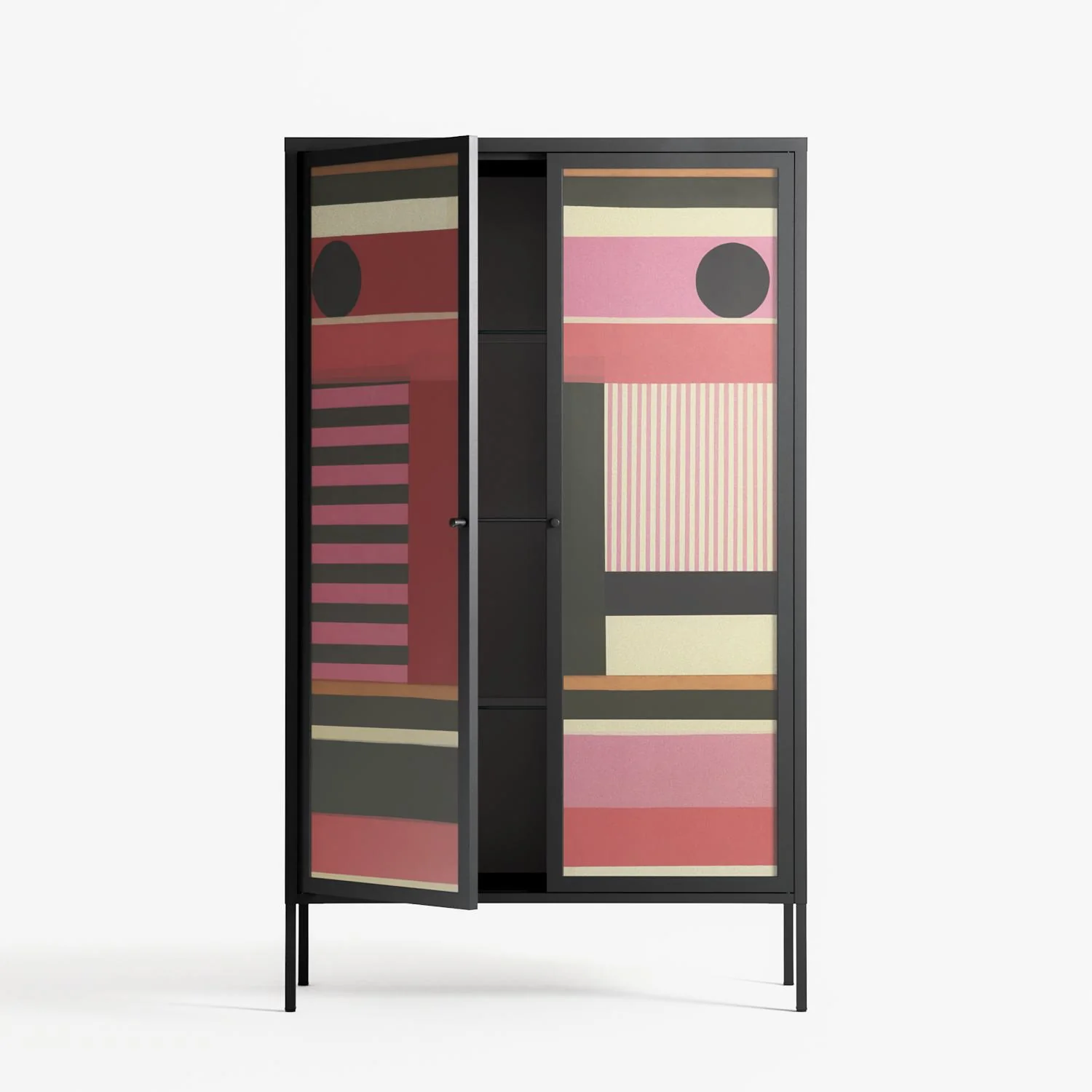 Harmonic - Cabinet - Rikki Hewitt - Antracite - Overlay Glass - Image 3