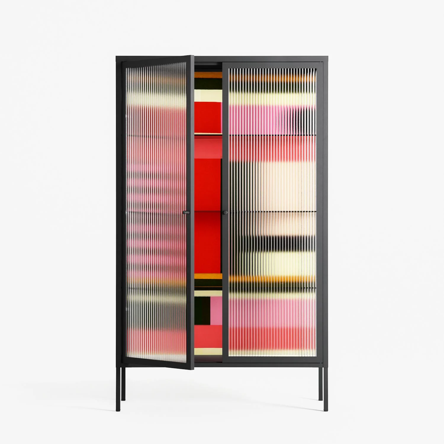Harmonic - Cabinet - Rikki Hewitt - Antracite - Reeded glass - Image 2