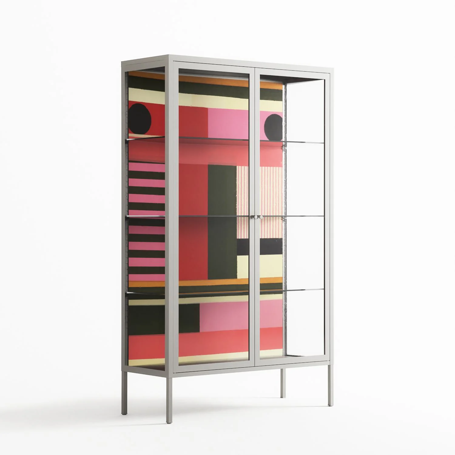 Harmonic - Cabinet - Rikki Hewitt - Chalk - Clear glass - Image 4