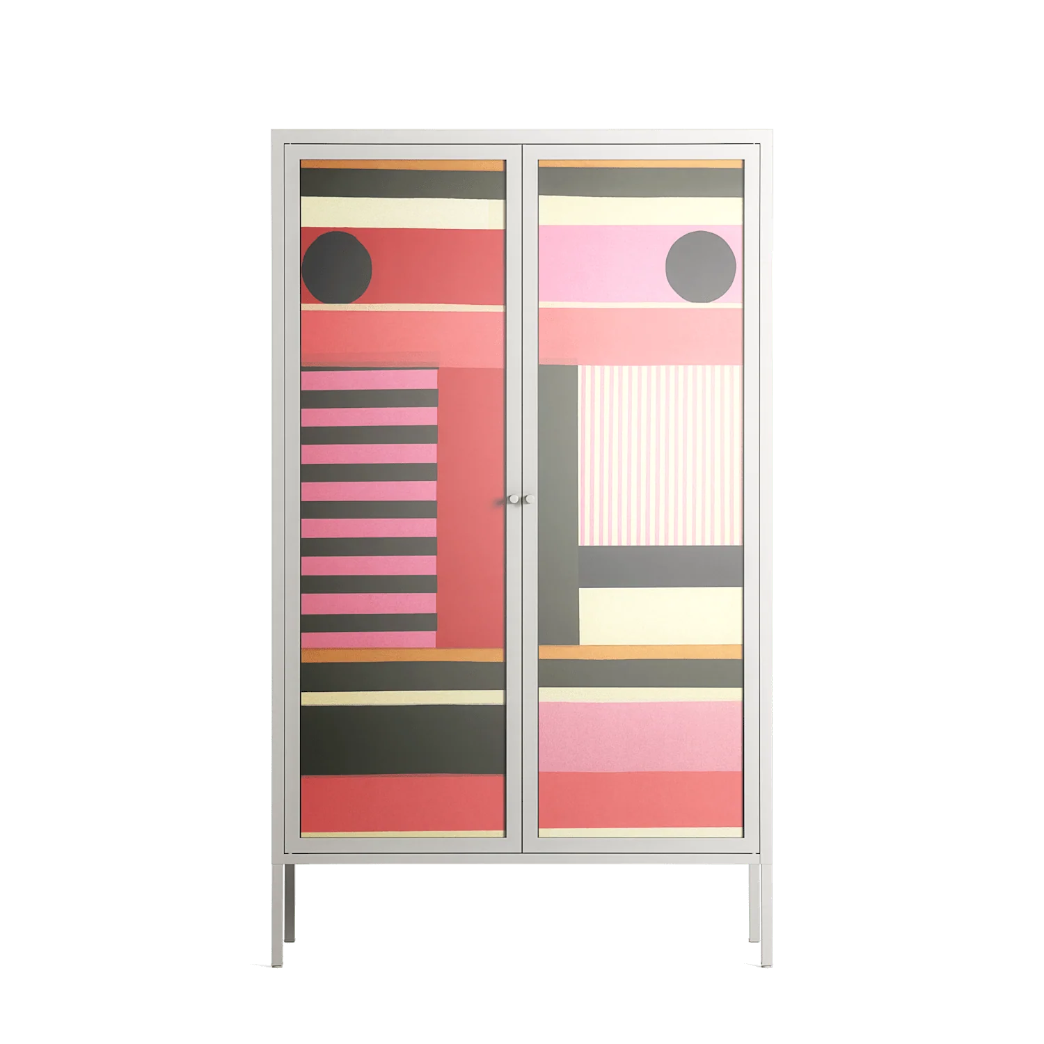 Harmonic - Cabinet - Rikki Hewitt - Chalk - Overlay Glass