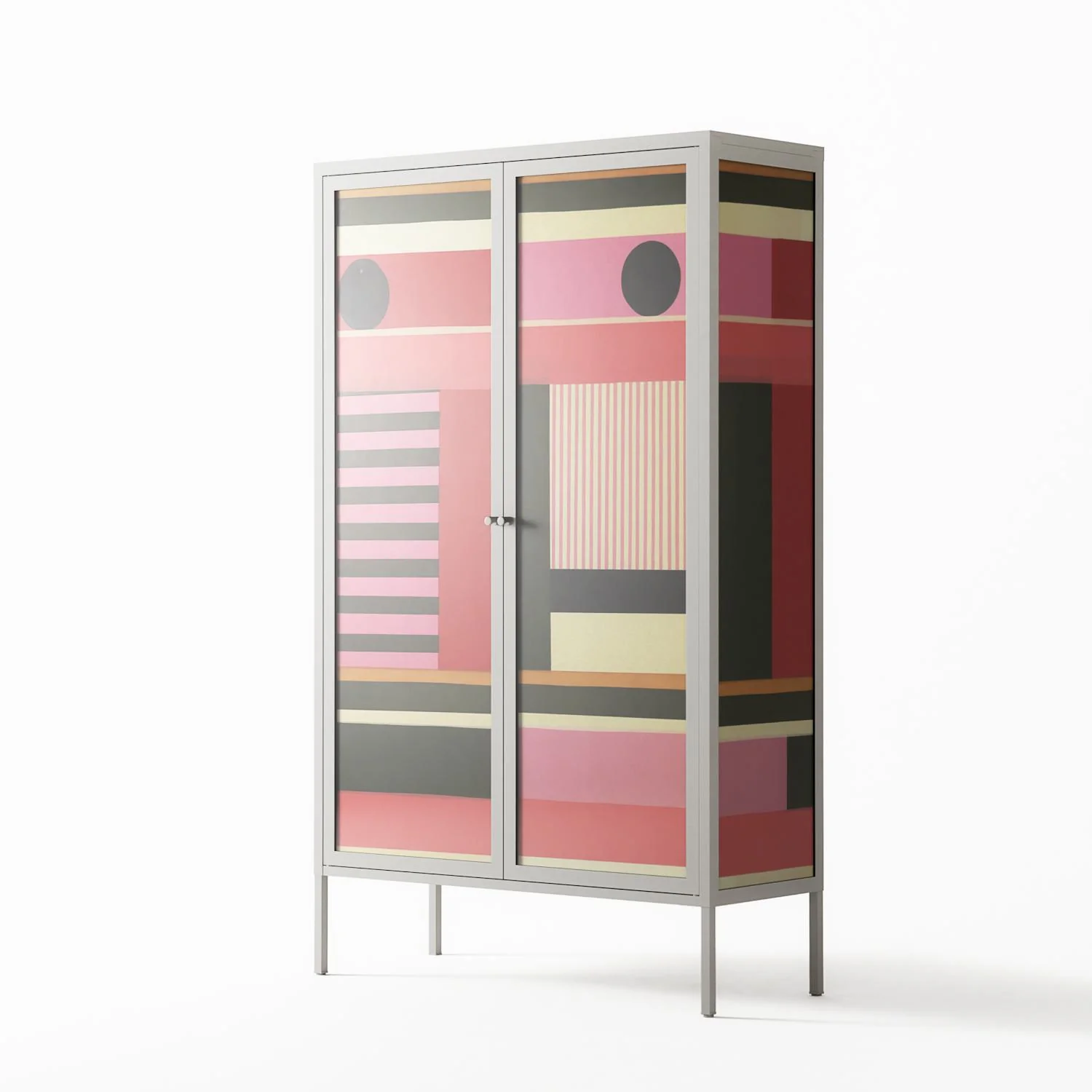 Harmonic - Cabinet - Rikki Hewitt - Chalk - Overlay Glass - Image 2