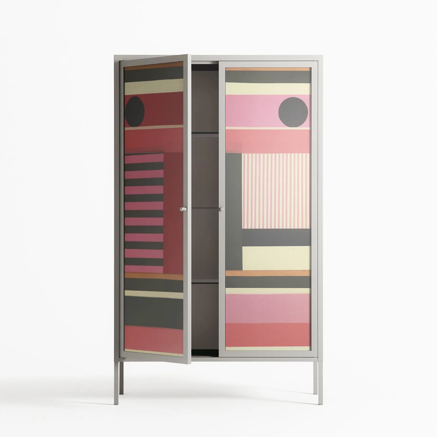Harmonic - Cabinet - Rikki Hewitt - Chalk - Overlay Glass - Image 3
