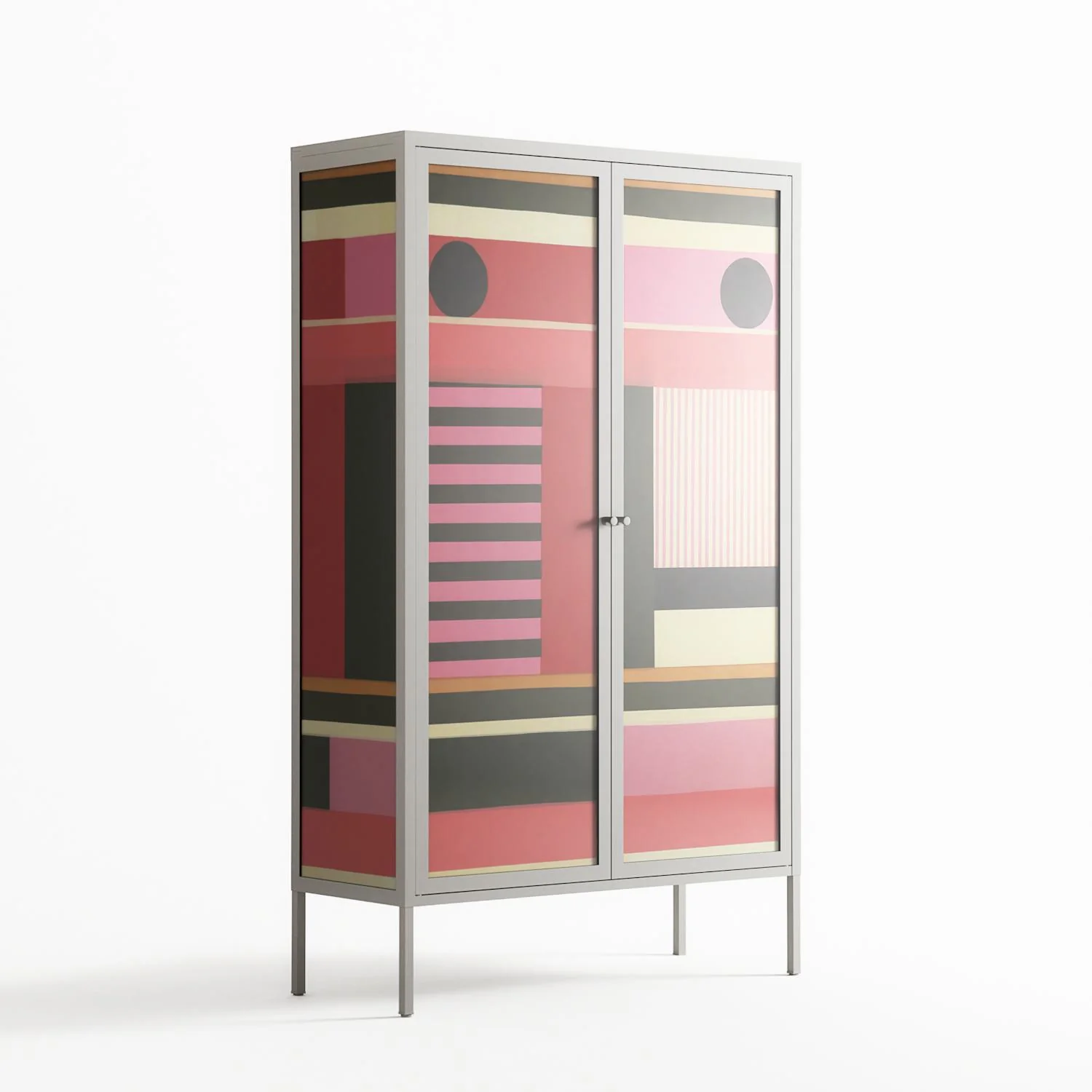 Harmonic - Cabinet - Rikki Hewitt - Chalk - Overlay Glass - Image 4