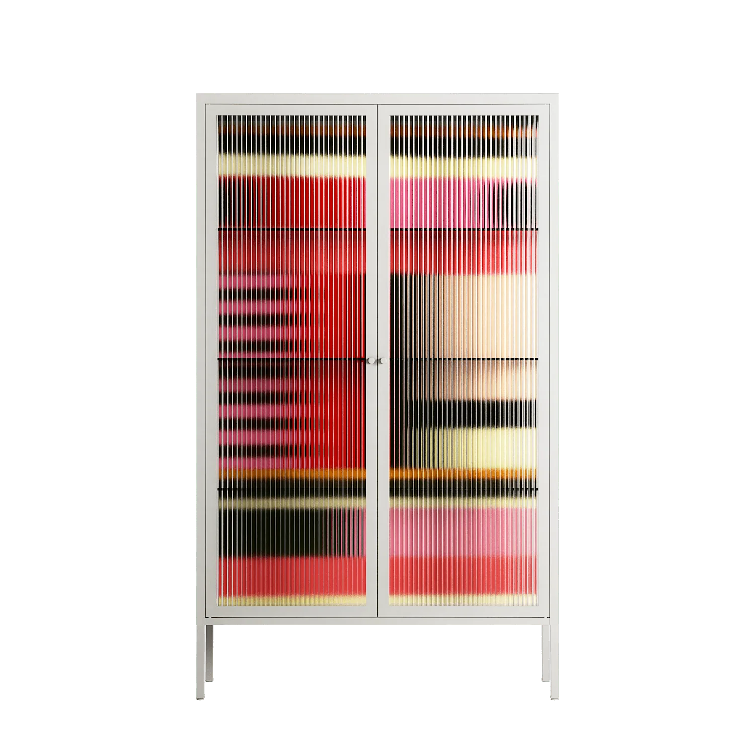 Harmonic - Cabinet - Rikki Hewitt - Chalk - Reeded glass