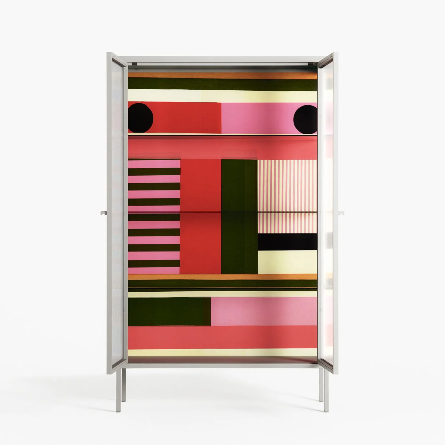 Harmonic - Cabinet - Rikki Hewitt - Chalk - Reeded glass - Image 3