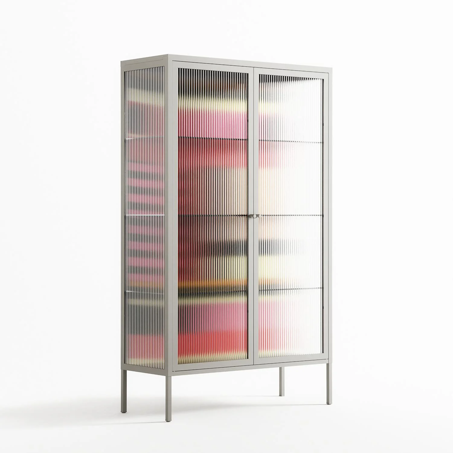 Harmonic - Cabinet - Rikki Hewitt - Chalk - Reeded glass - Image 4