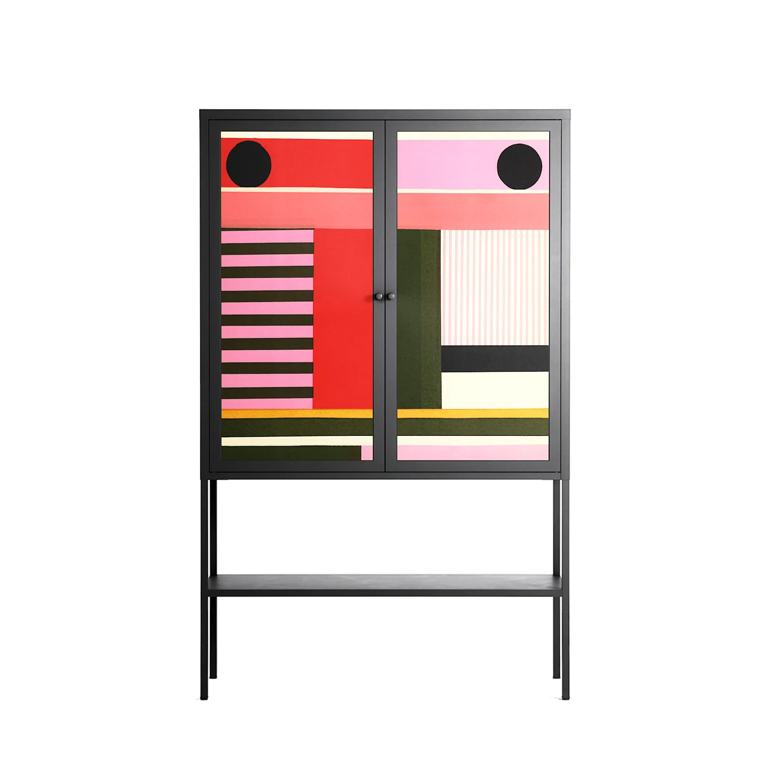 Harmonic - Loft Cabinet - Rikki Hewitt - Antracite - Overlay Metal