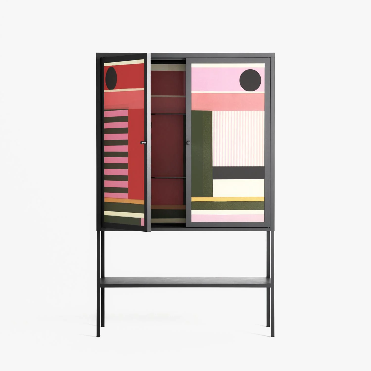 Harmonic - Loft Cabinet - Rikki Hewitt - Antracite - Overlay Metal - Image 3