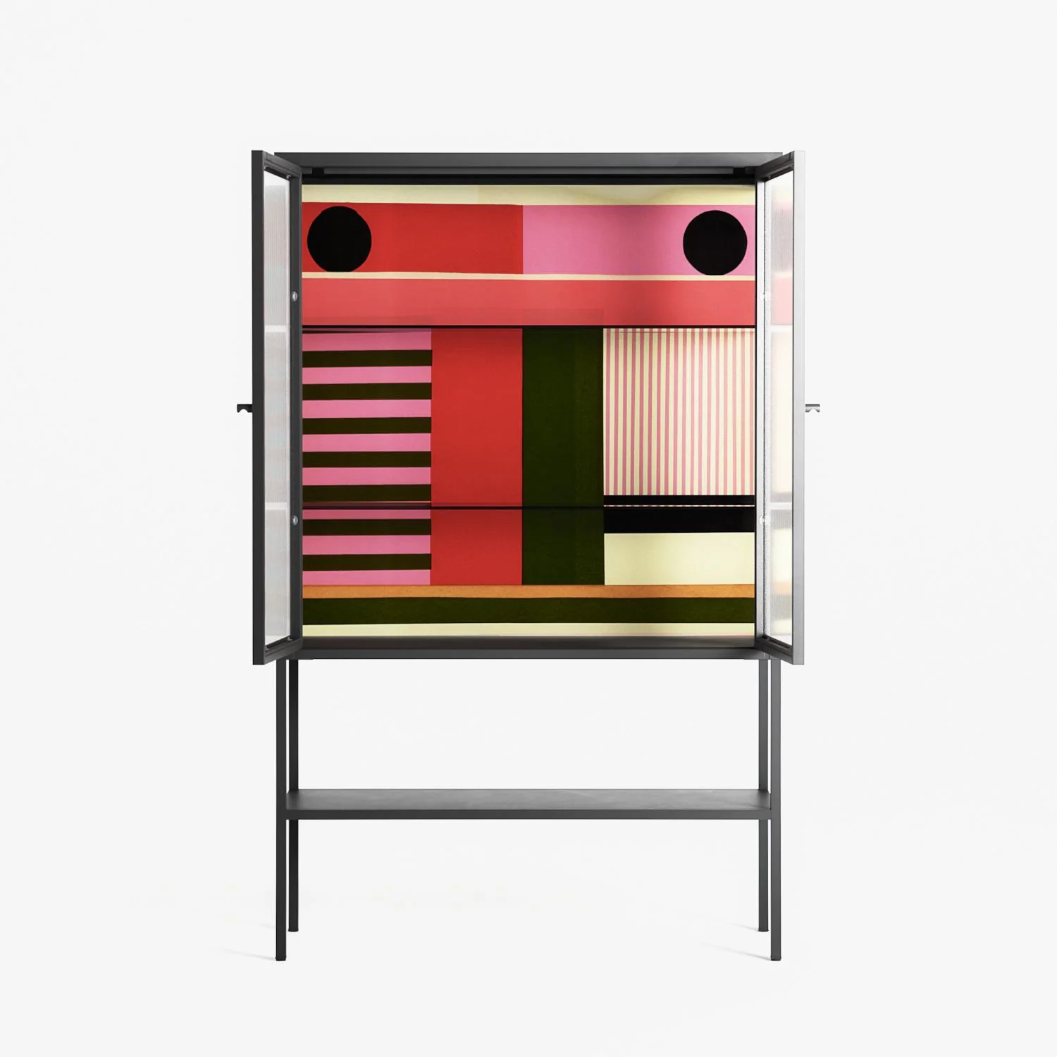 Harmonic - Loft Cabinet - Rikki Hewitt - Antracite - Reeded glass - Image 3