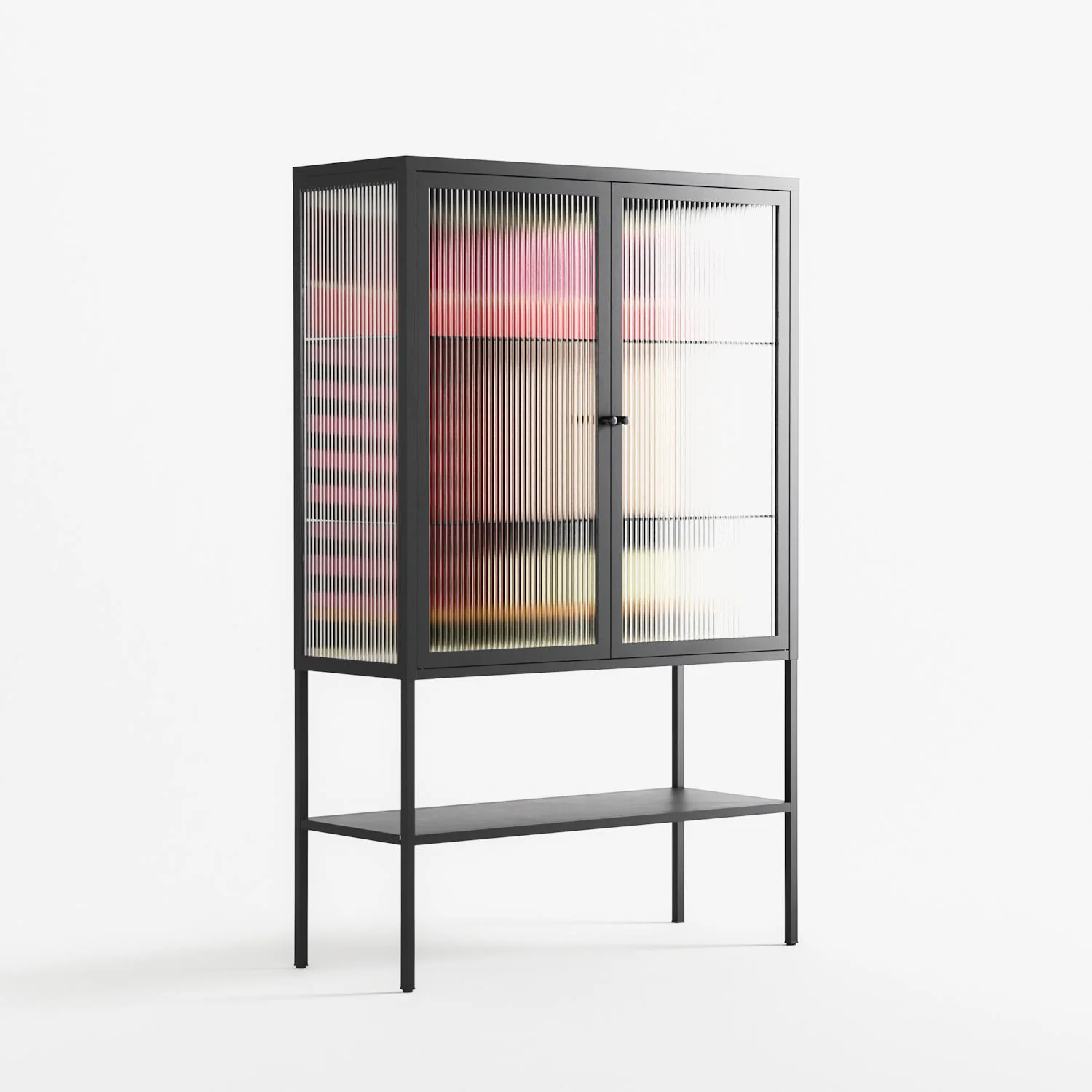 Harmonic - Loft Cabinet - Rikki Hewitt - Antracite - Reeded glass - Image 4
