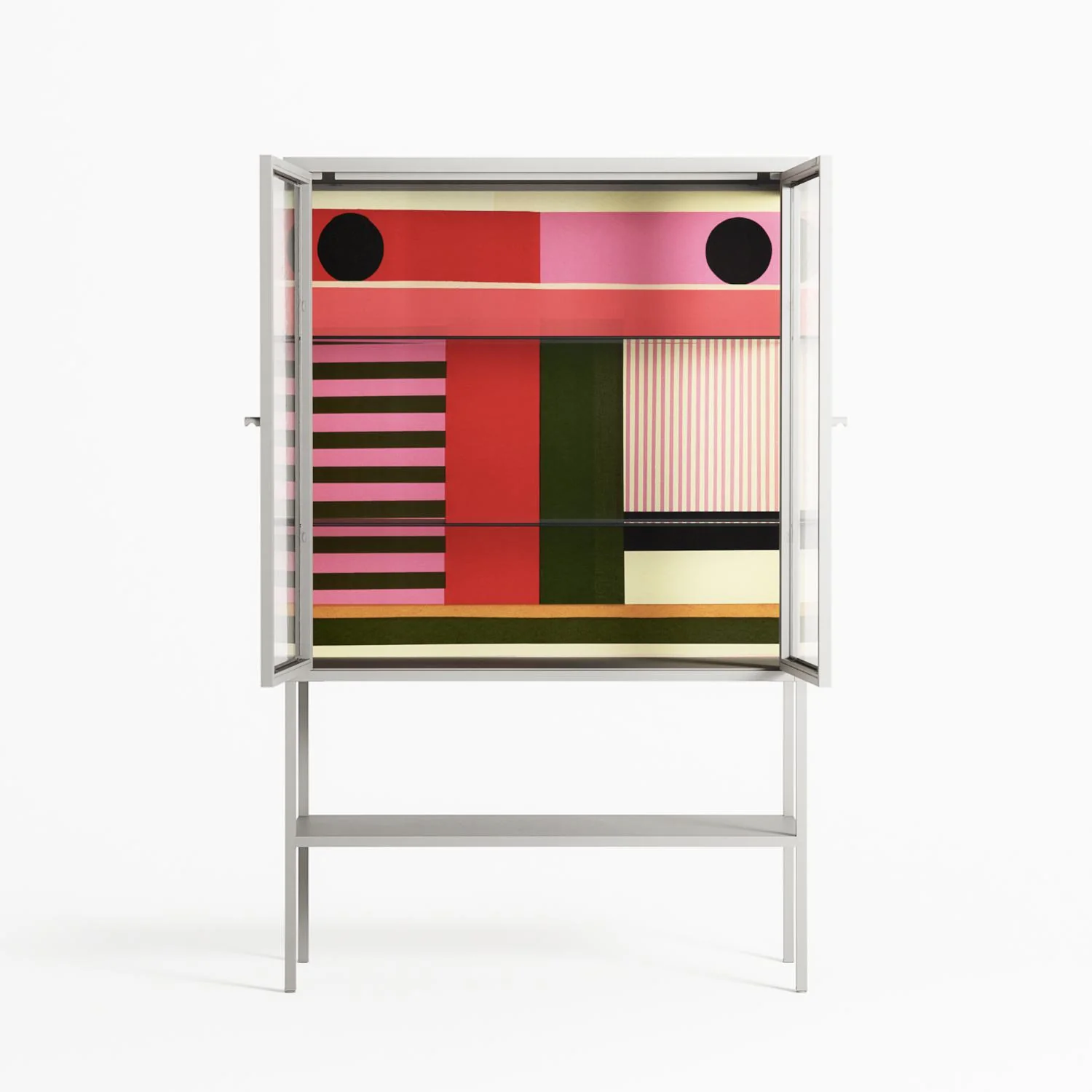 Harmonic - Loft Cabinet - Rikki Hewitt - Chalk - Clear glass - Image 3