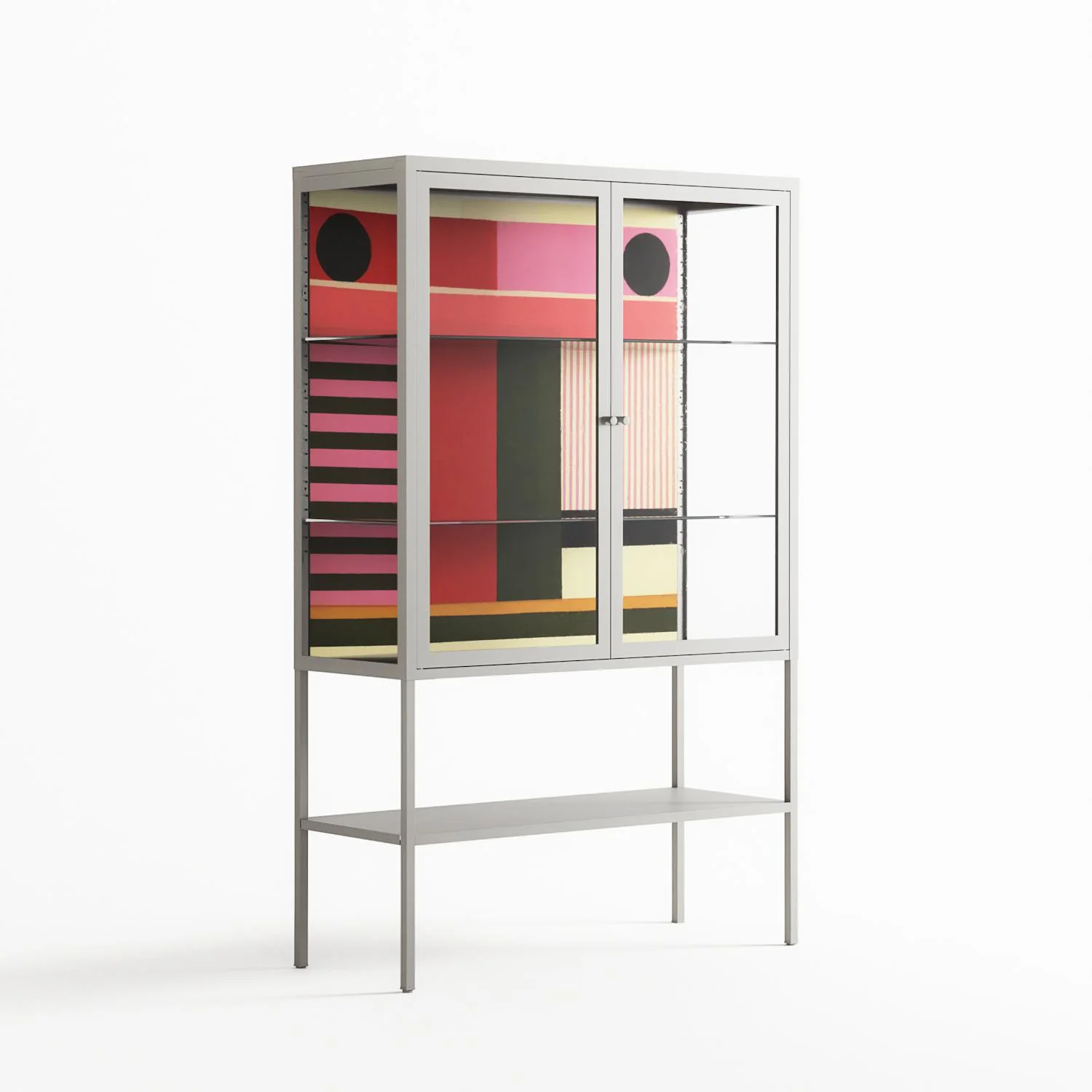 Harmonic - Loft Cabinet - Rikki Hewitt - Chalk - Clear glass - Image 4