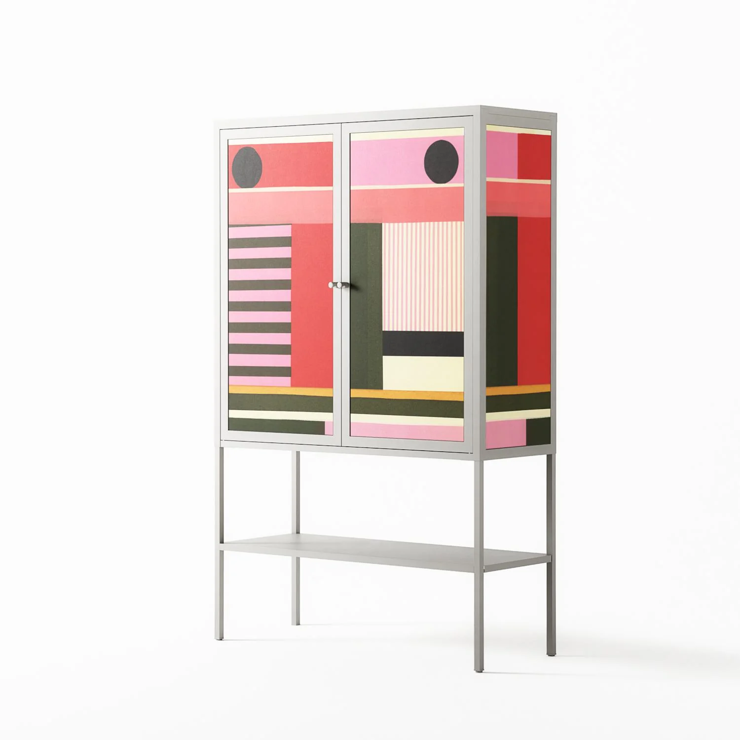 Harmonic - Loft Cabinet - Rikki Hewitt - Chalk - Overlay Metal - Image 2