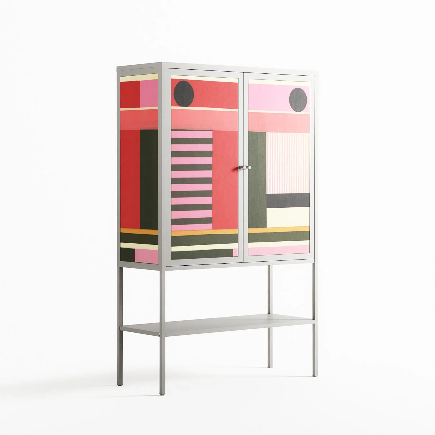 Harmonic - Loft Cabinet - Rikki Hewitt - Chalk - Overlay Metal - Image 4