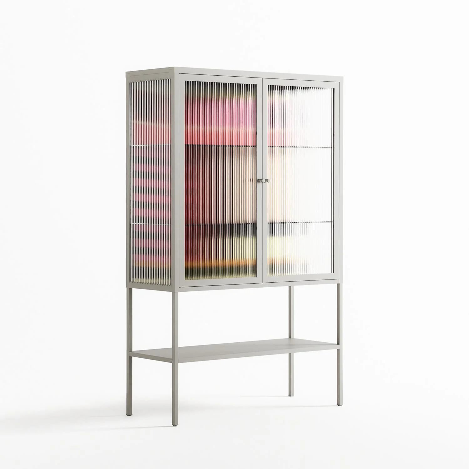 Harmonic - Loft Cabinet - Rikki Hewitt - Chalk - Reeded glass - Image 4